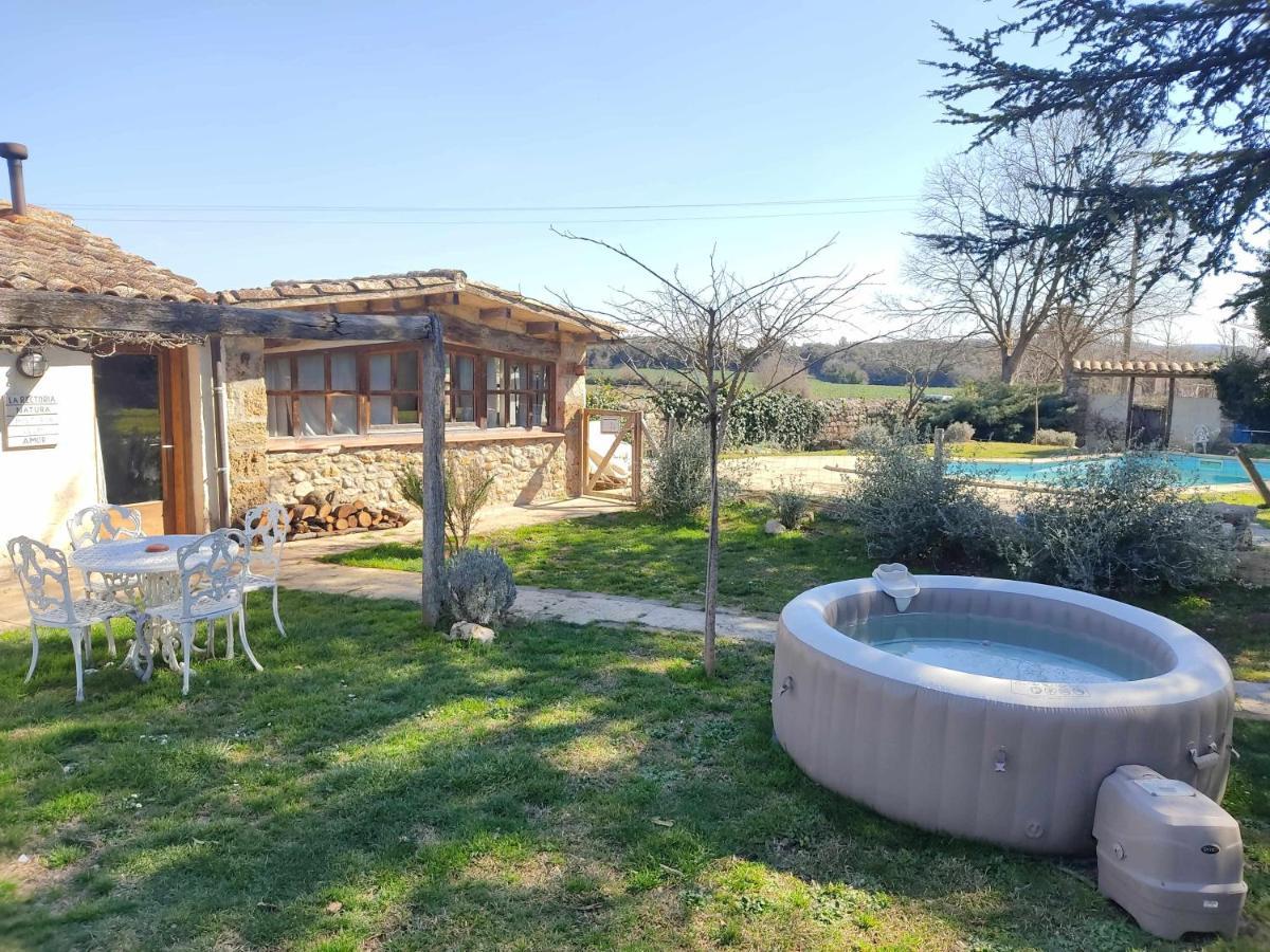 Maia de Montcal Casita Con Jacuzzi Rectoria De Dosquersヴィラ エクステリア 写真